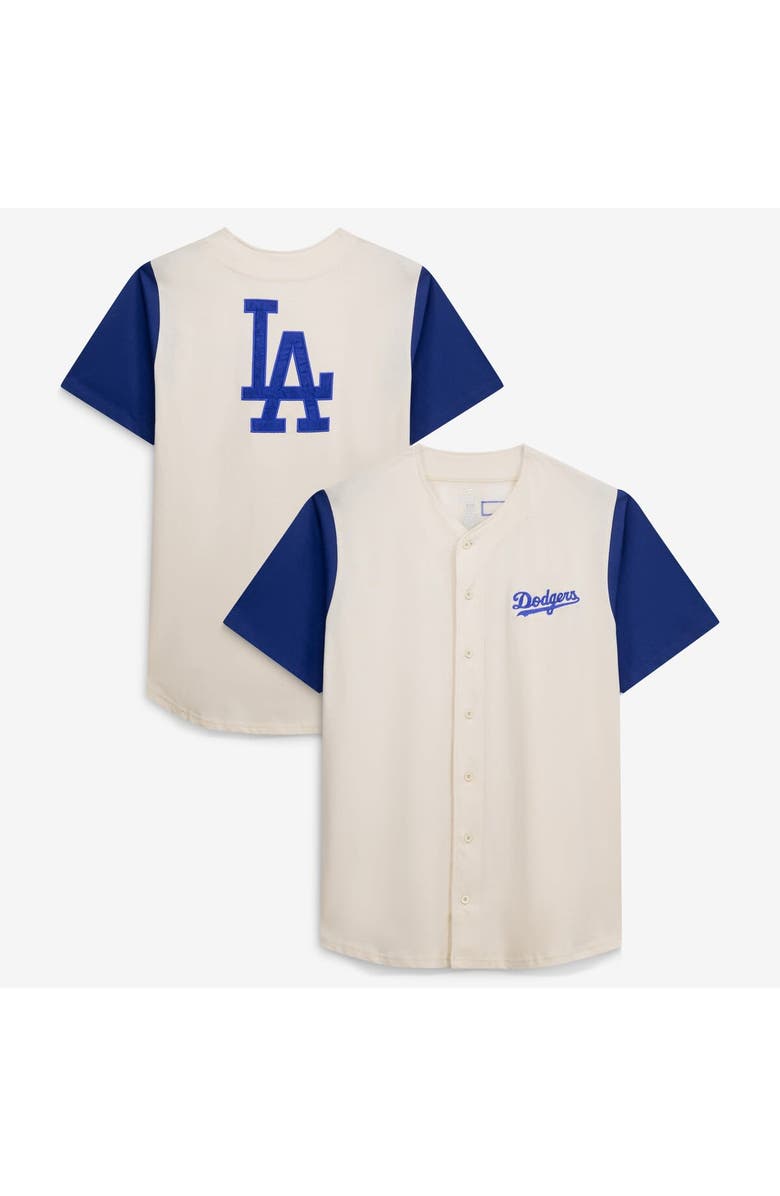 FANATICS Men's Profile  Cream Los Angeles Dodgers Big & Tall Full-Button Jersey, Main, color, Cream