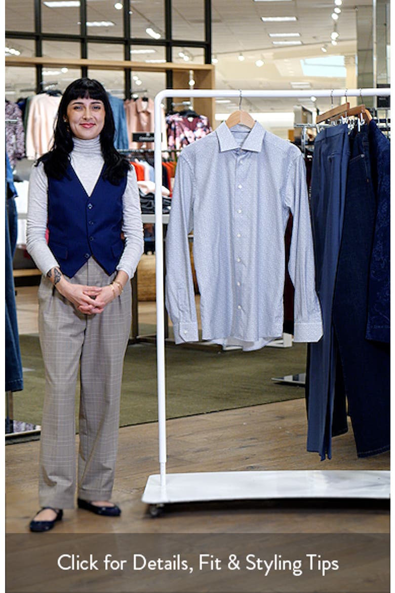 Slim Fit Floral Twill Button-Up Shirt video