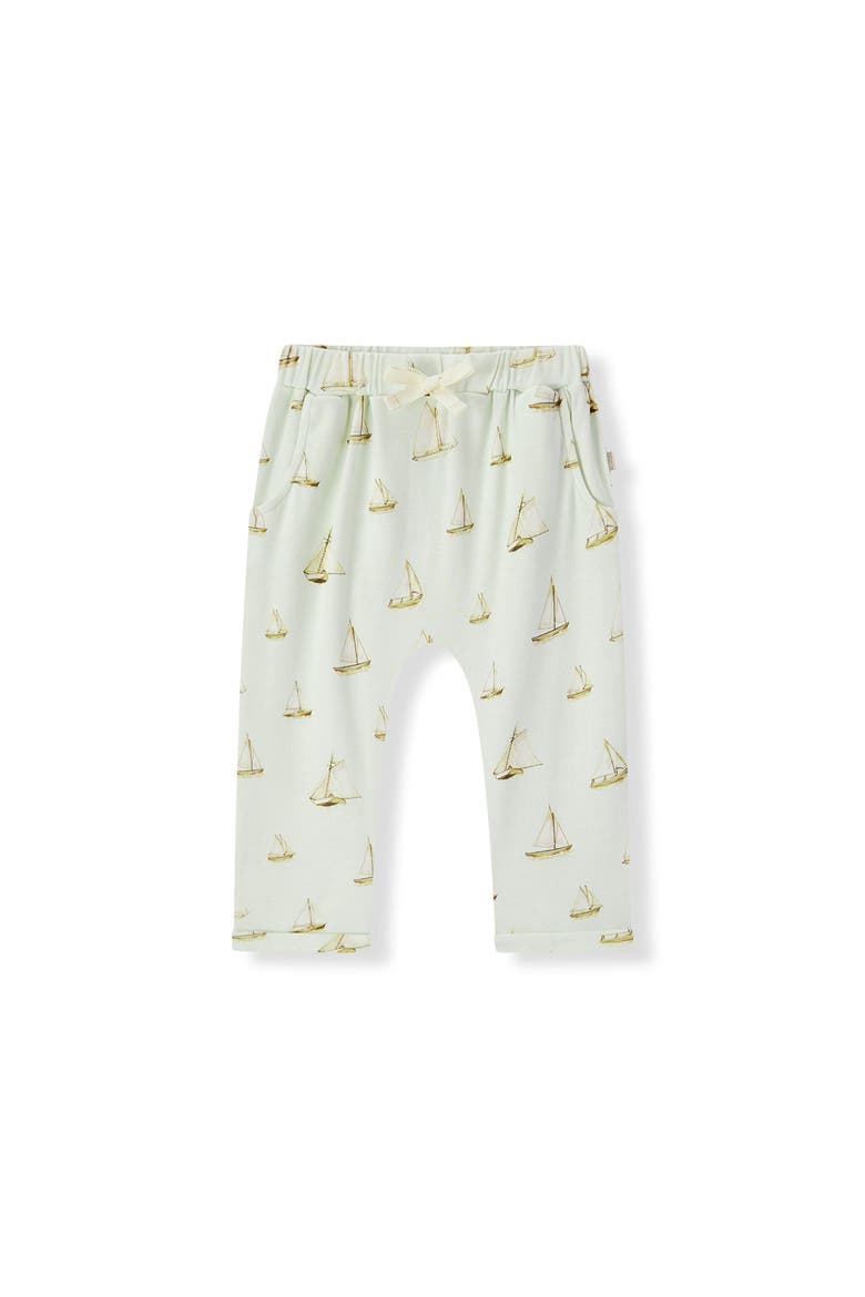 Organic Cotton Jogger, Alternate, color, Sailboat Melody