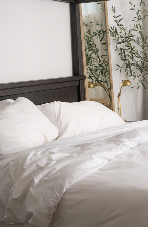 Slumber Cloud Performance Tencel Duvet Cover In White