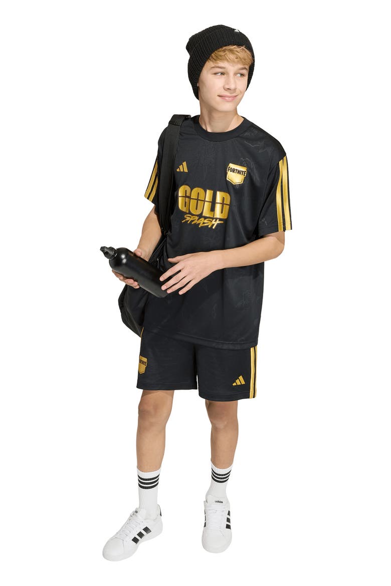 x Fortnite Kids' Midas Jersey, Alternate, color, BLACK