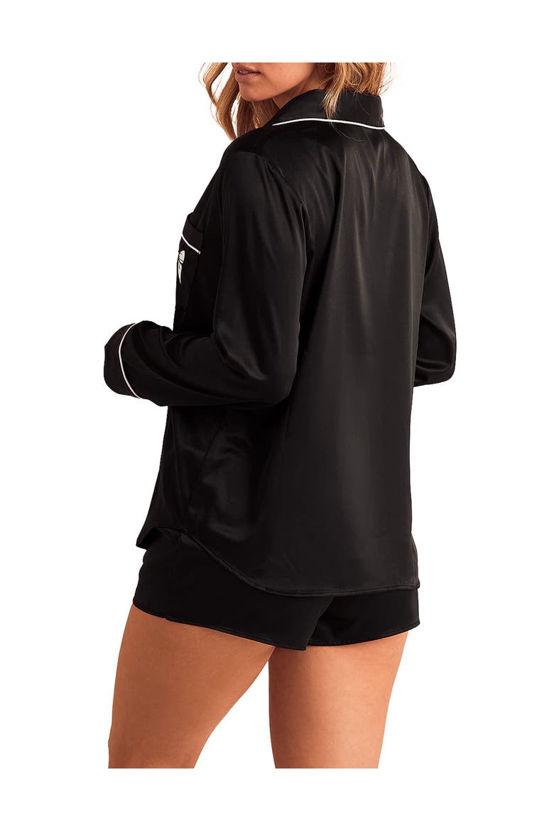 Sammie Pajama Set, Alternate, color, Black