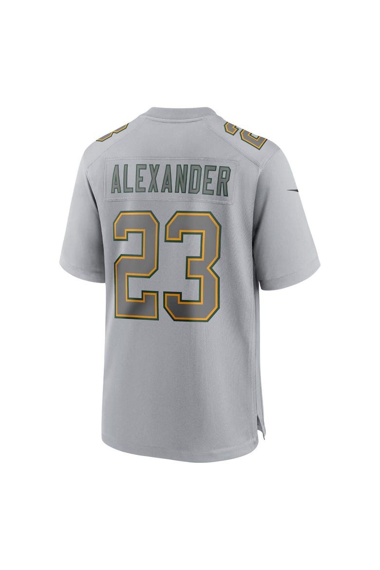 Men's Nike Jaire Alexander Gray Green Bay Packers Atmosphere Fashion Game Jersey, Alternate, color, Gray