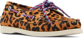 Steve Madden Sail Genuine Calf Hair Boat Shoe (Women