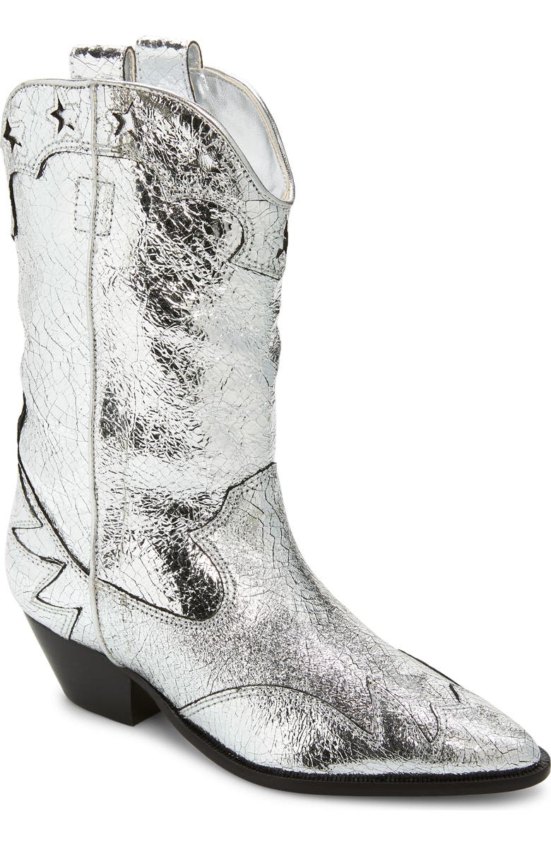 Schutz Cicera West Metallic Boot, Main, color,