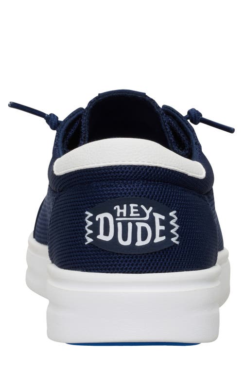 Hey Dude Paul Pro Low Top Slip-on Sneaker In Blue