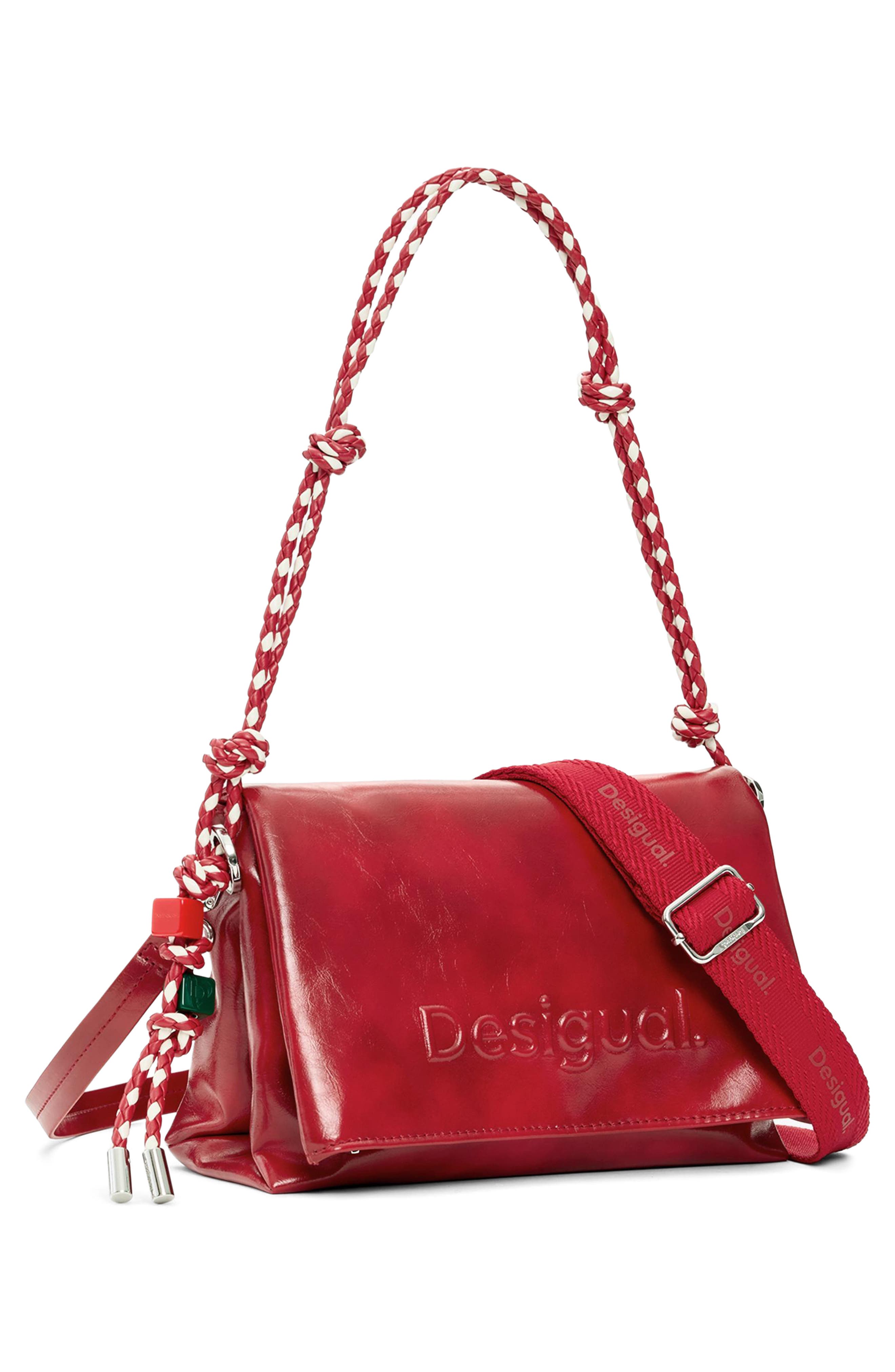 Desigual Faux Leather Crossbody Bag, Alternate, color, 
