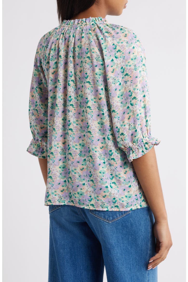 Bobeau Floral Button-Up Top (Women) | Nordstromrack