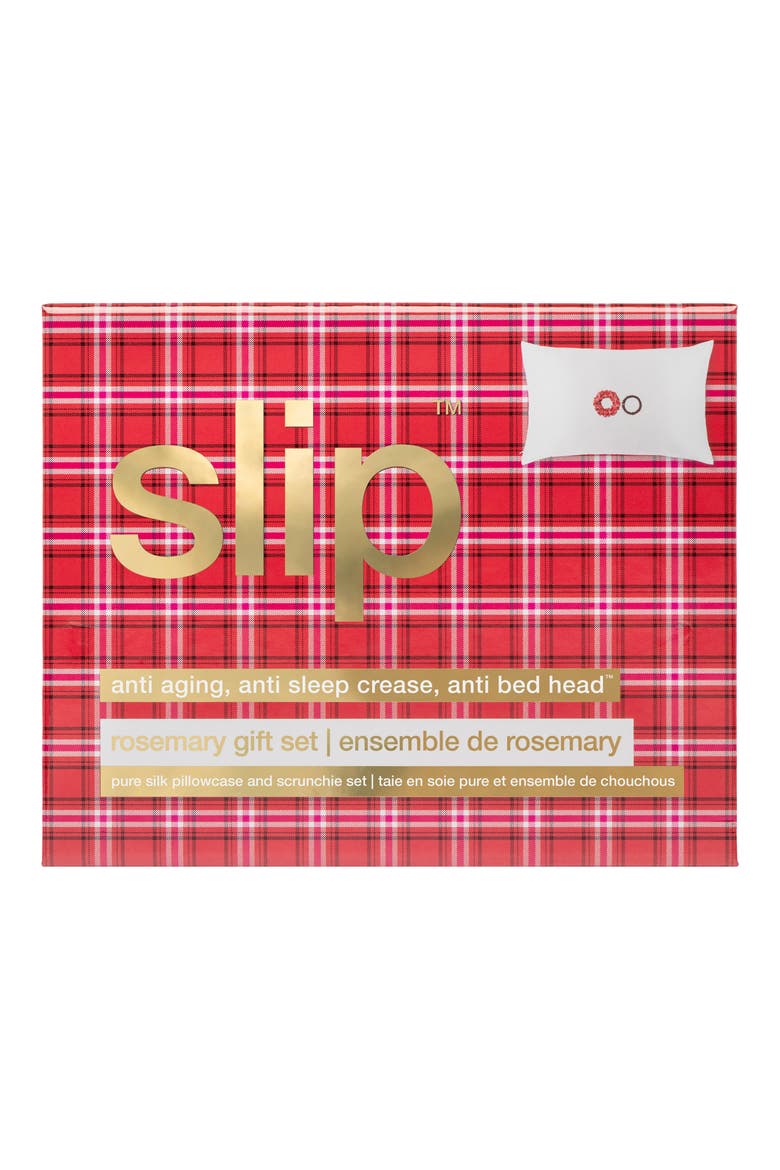 Pure Silk Queen Pillowcase & Scrunchie Set (Limited Edition) $109 Value, Alternate, color, ROSEMARY