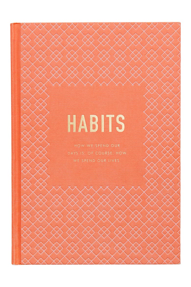 Habits: Inspiration Hardcover Journal, Main, color, ORANGE