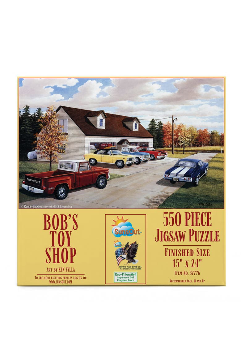 Bob's Toy Shop 550 piece Jigsaw Puzzle for Adults, Alternate, color, Multicolor