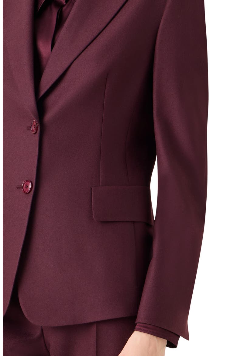 Hans Wool Blend Jacket, Alternate, color, MERLOT RED