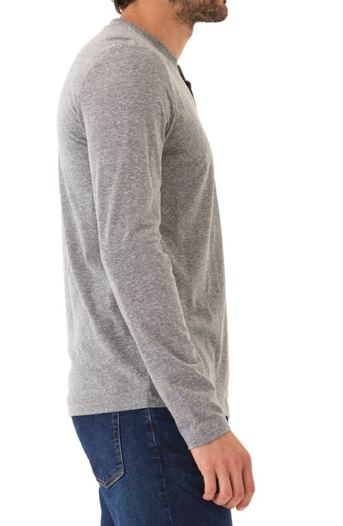 Threads 4 Thought Austin Triblend Henley In Heather Grey