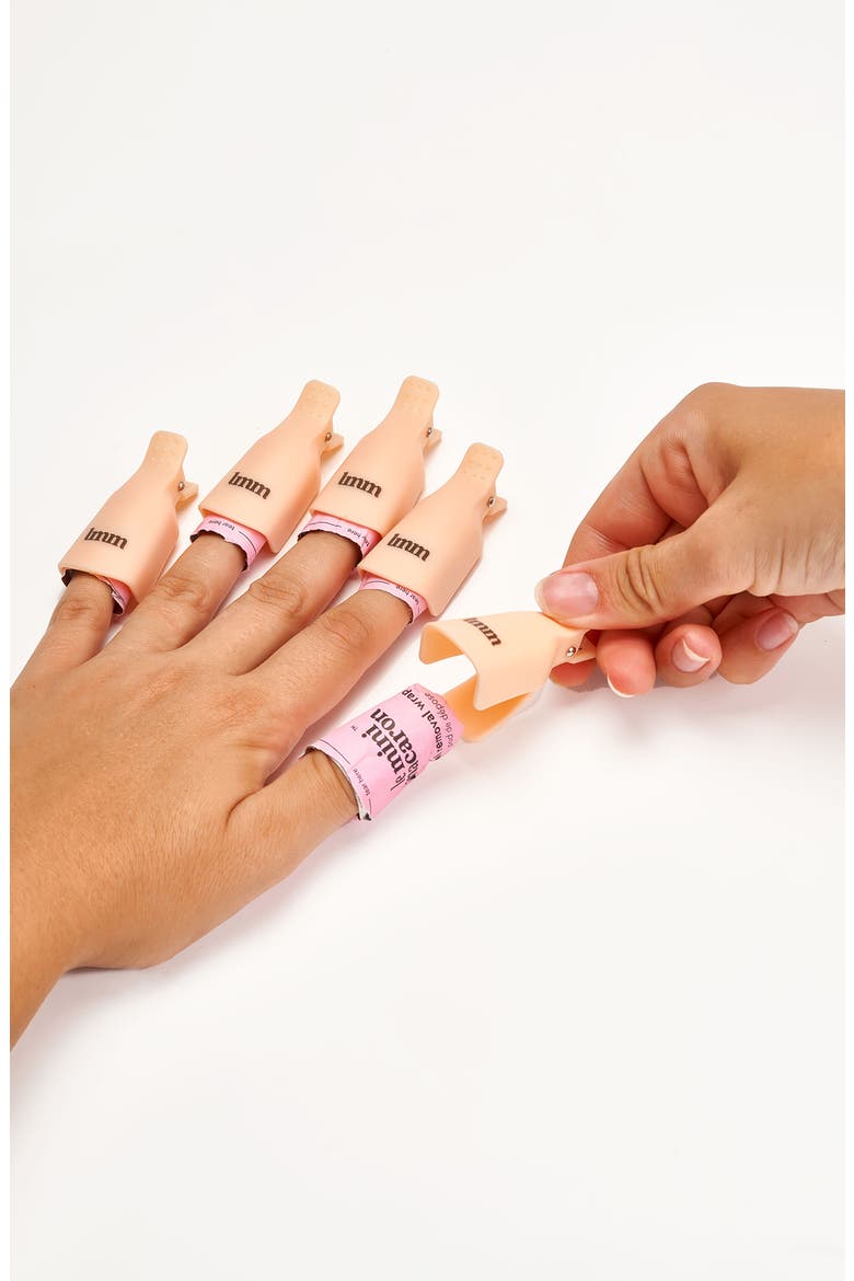 Gel Nail Polish Remover Clips, Alternate, color, NO COLOR