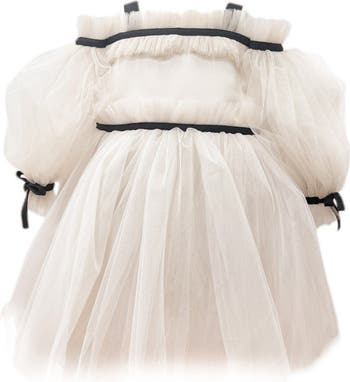 Coco-Caramel Tulle Dress
