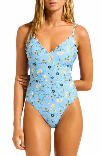 Seafolly Lettuce Edge One-Piece Swimsuit