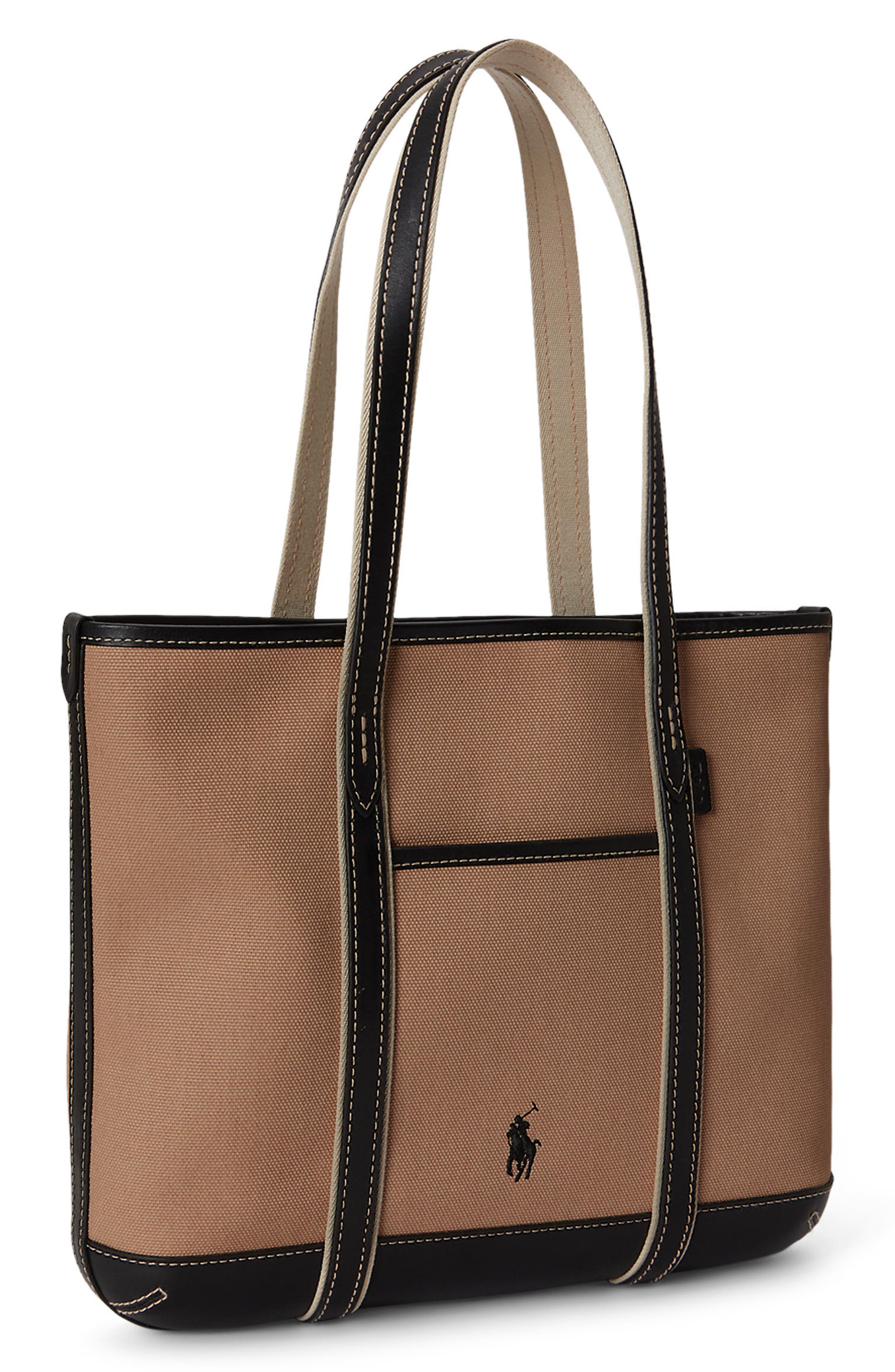 Tote Bag, Alternate, color, PORCELAIN/ BLACK