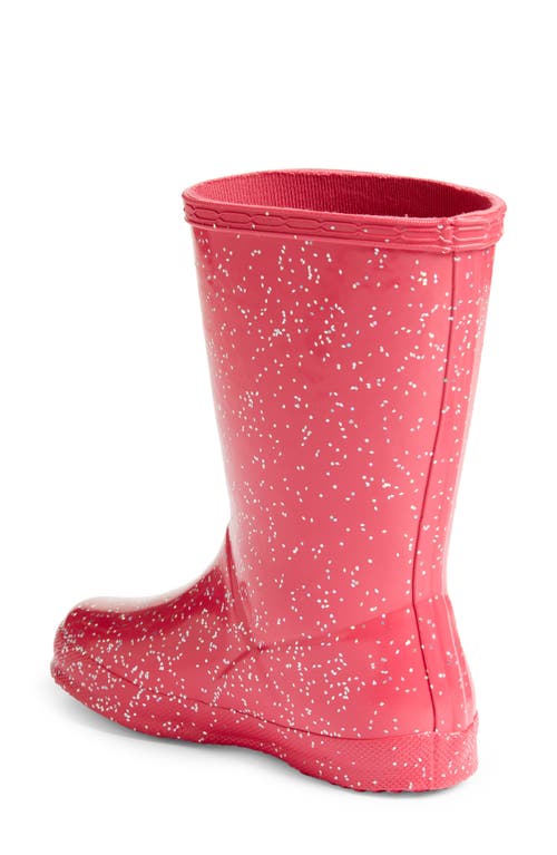 Hunter Kids' Original First Classic Glitter Rain Boot In Pink