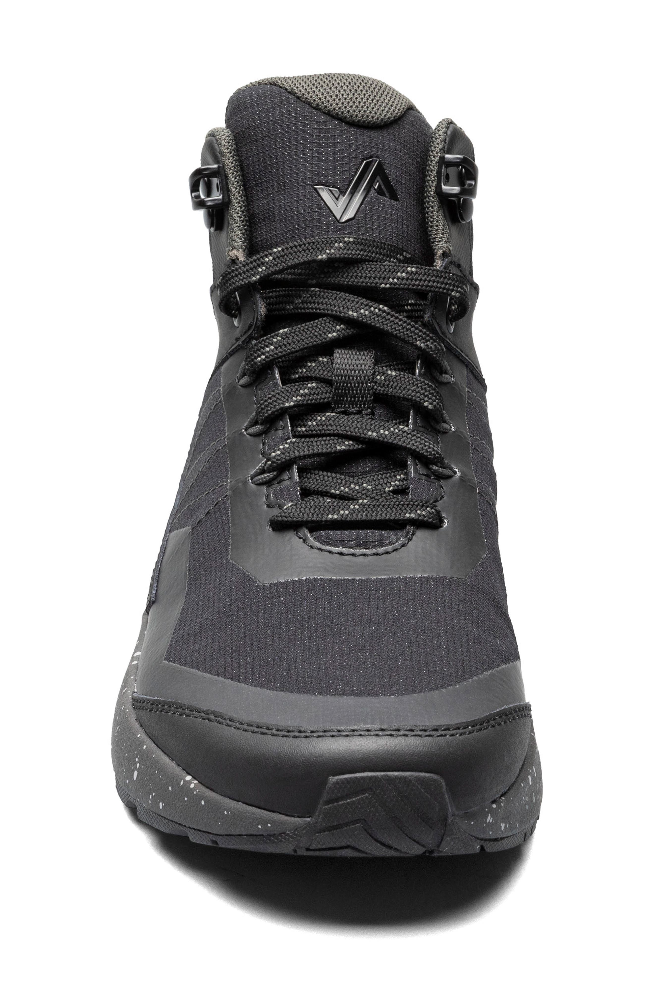 Forsake Cascade Peak Mid Waterproof Hiking Shoe, Alternate, color, Black