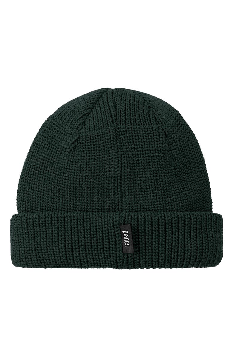 PAPER PLANES Wharfman Rib Beanie, Alternate, color, Dark Green