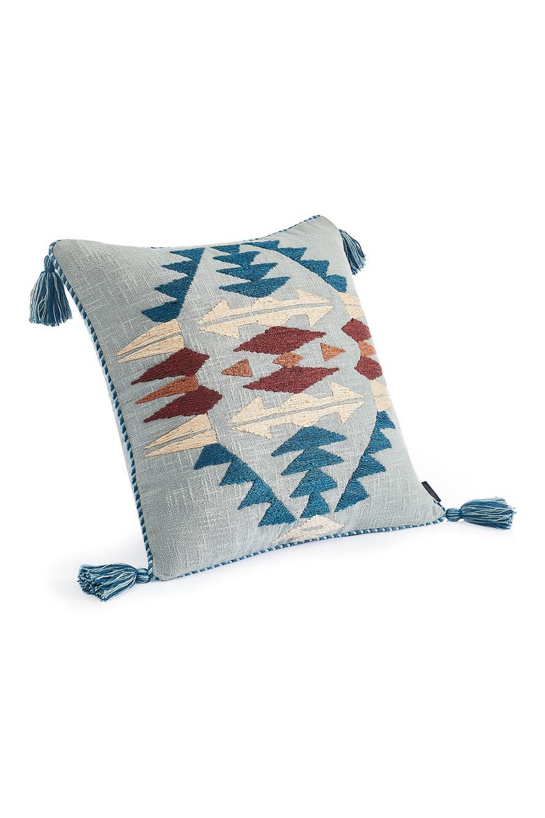 Rancho Arroyo Accent Pillow, Alternate, color, AQUA MULTI