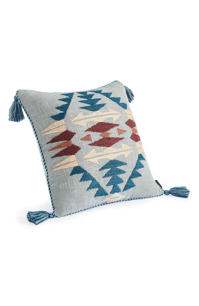 Pendleton Rancho Arroyo Accent Pillow, Alternate, color, Aqua Multi