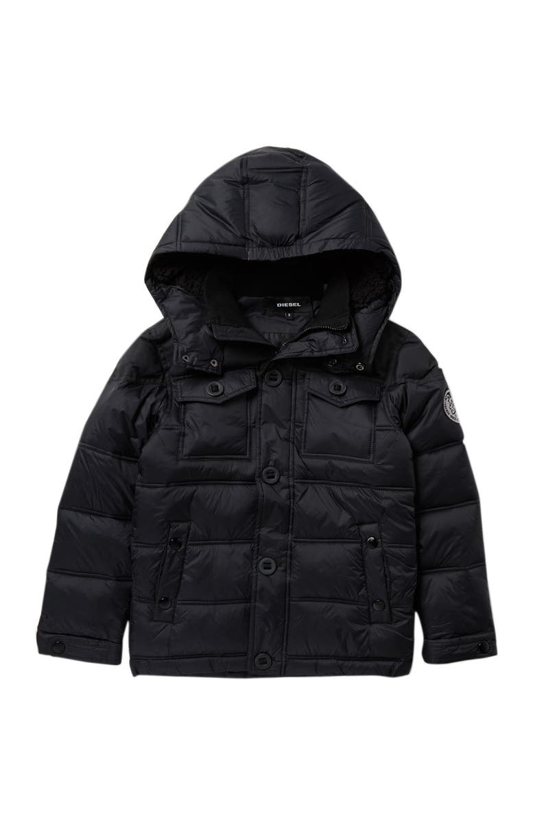 DIESEL<sup>®</sup> Puffer Hooded Jacket, Main, color,