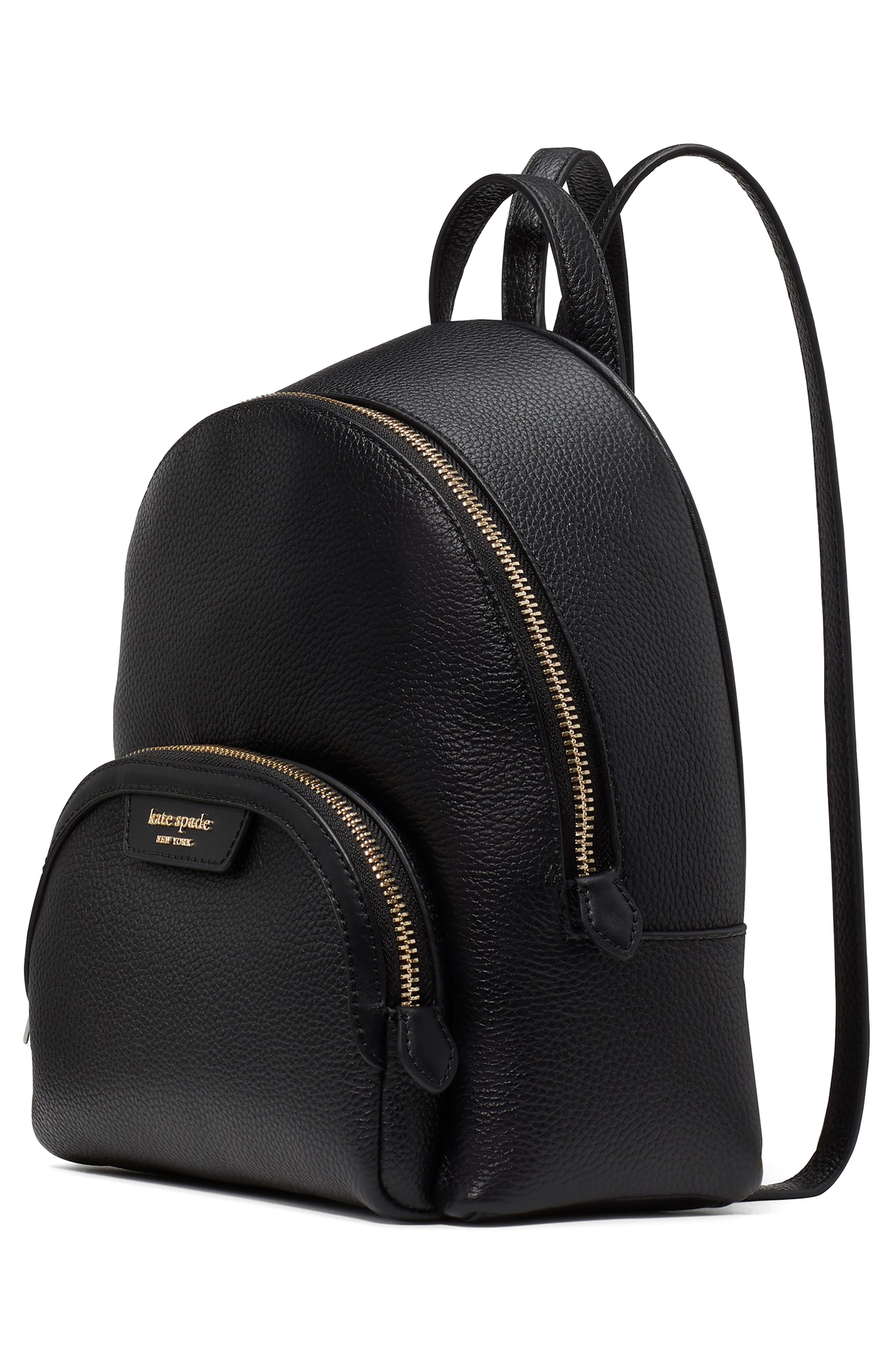 Kate Spade New York small hudson pebbled leather backpack, Alternate, color, 