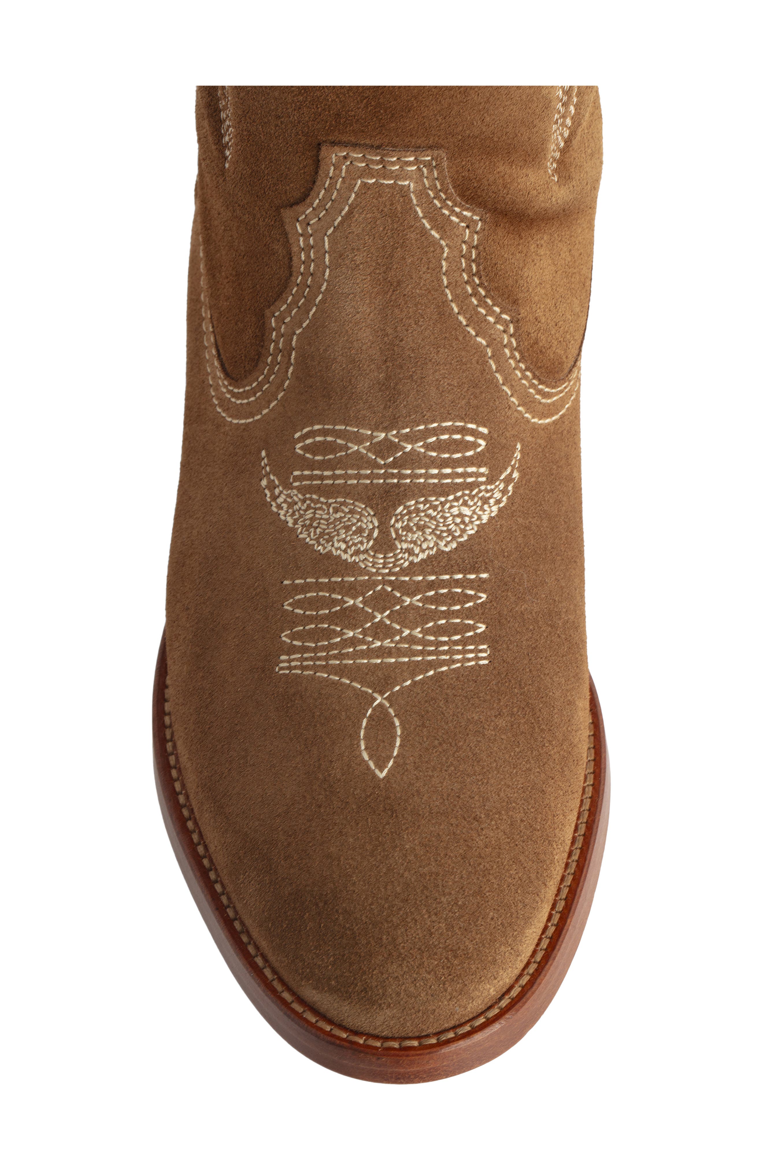 Tex Western Wild Leather Western Boot, Alternate, color, COGNAC