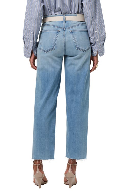 CITIZENS OF HUMANITY CITIZENS OF HUMANITY PALMA HIGH WAIST RAW HEM STRAIGHT LEG JEANS