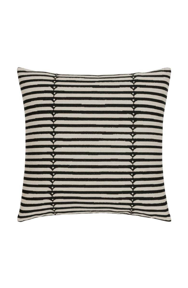 Elaine Smith Sincerity Indoor & Outdoor Woven Accent Pillow, Alternate, color, Ebony