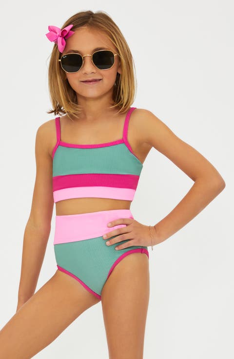 Kids' Little Eva & Emmy Two-Piece Swimsuit (Big Kid)