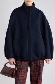 Dries Van Noten Voles Wool Blend Twill Jacket
