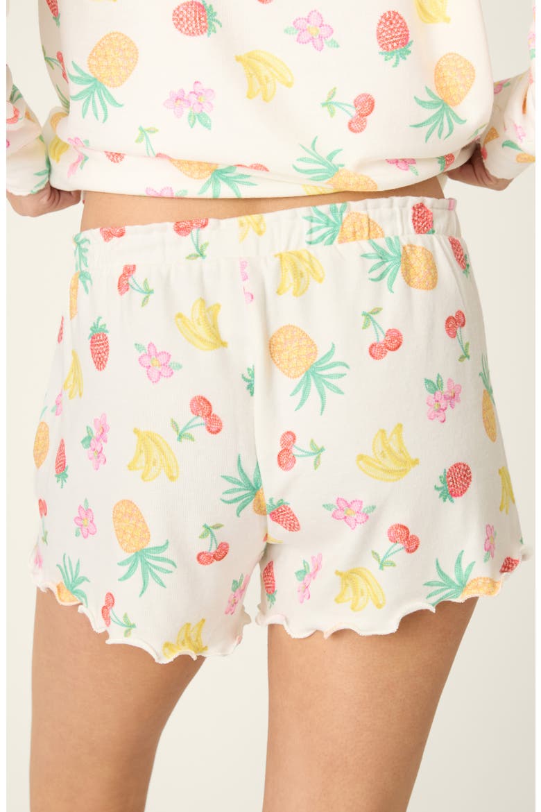 Viva La Vida Pajama Shorts, Alternate, color, IVORY