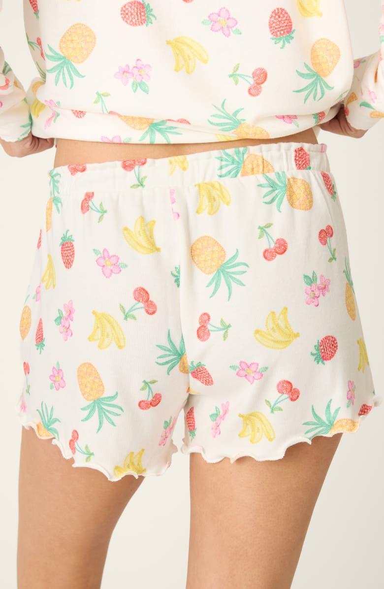 PJ Salvage Viva La Vida Pajama Shorts, Alternate, color, 