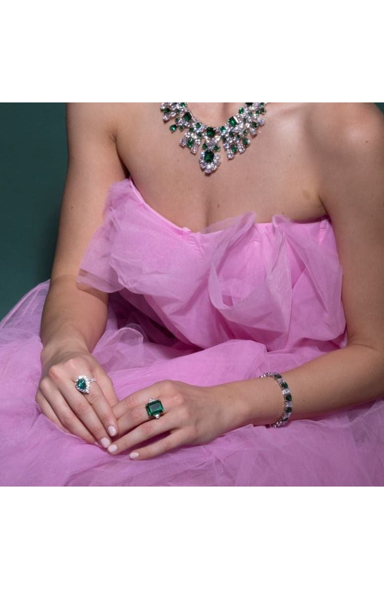 Anna Zuckerman Gia Pear Shaped Cocktail Ring, Alternate, color, G/H Color Crystalline