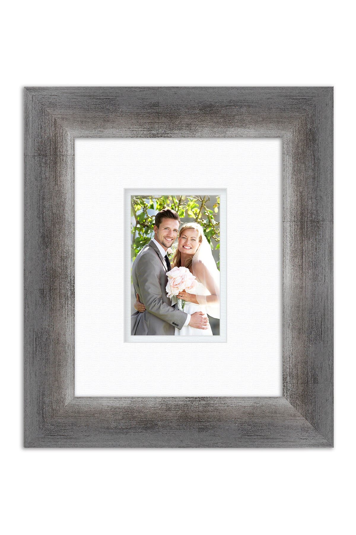 COURTSIDE MARKET Gala Collection Modern Silver 8x10 1-4x6 Opening Wall ...