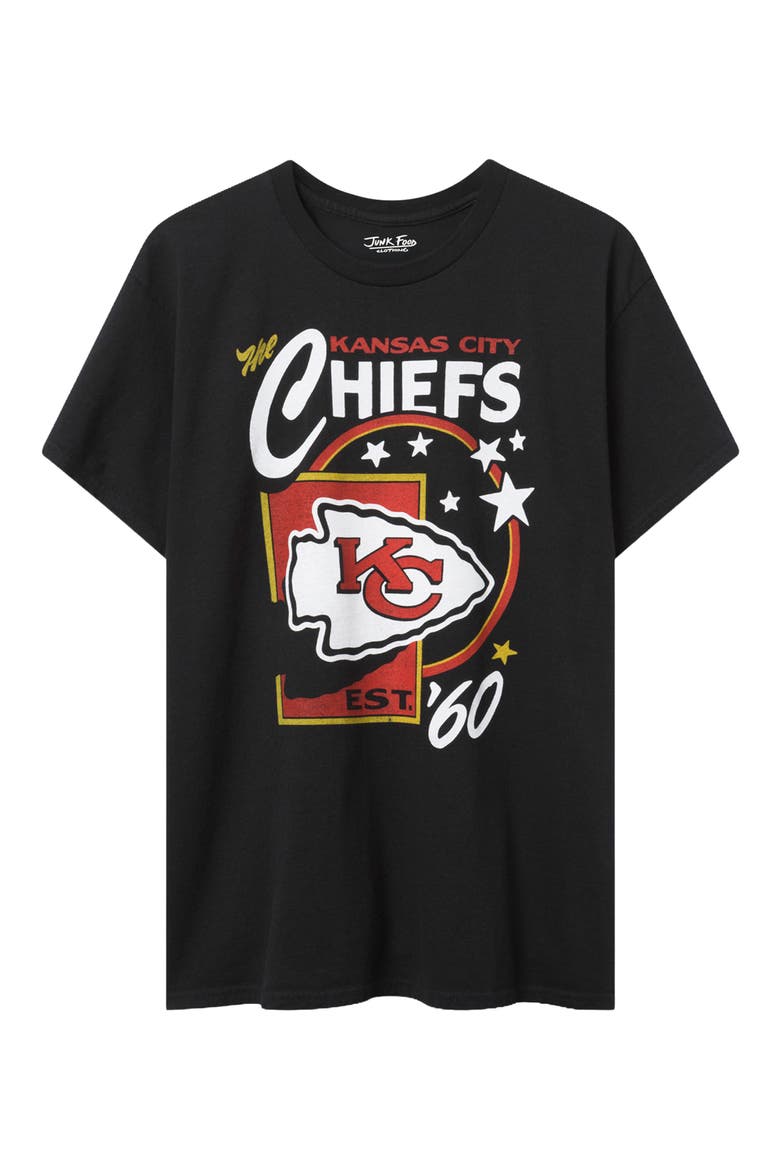 Kansas City Chiefs Star Power Cotton Graphic T-Shirt, Main, color, BLACK