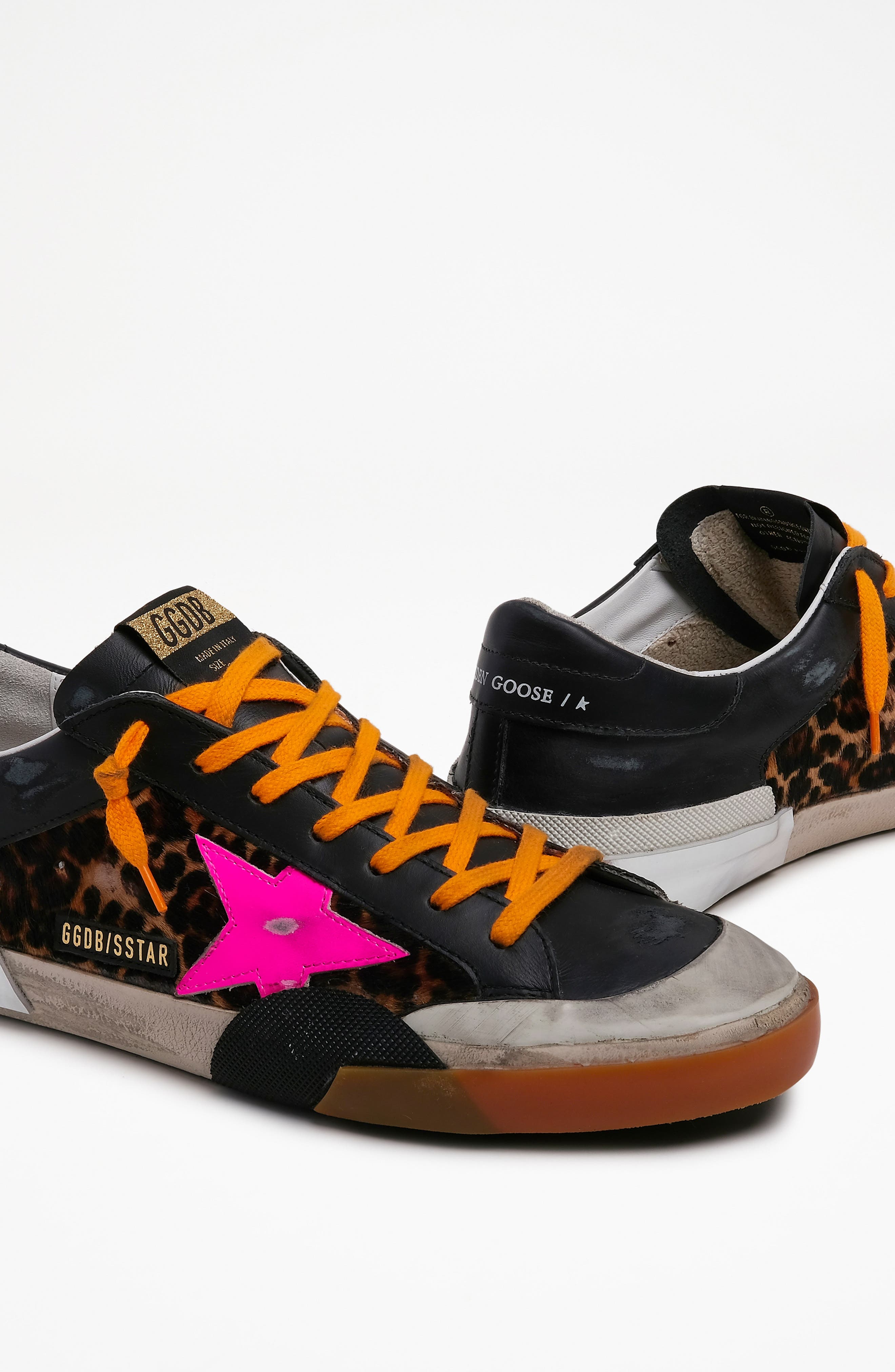 Super Star Sneaker (Nordstrom Exclusive), Alternate, color, LEOPARD/ BLACK/ FUCHSIA