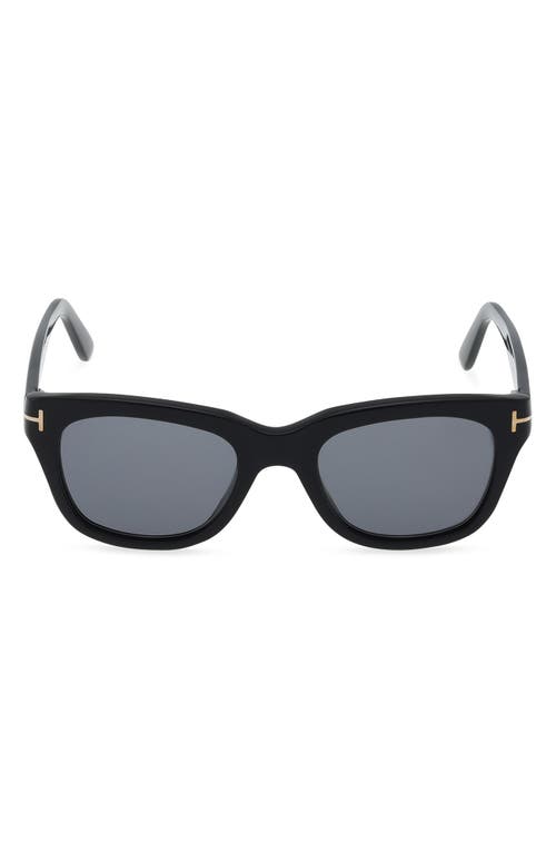 Tom Ford Snowdon 52mm Square Sunglasses