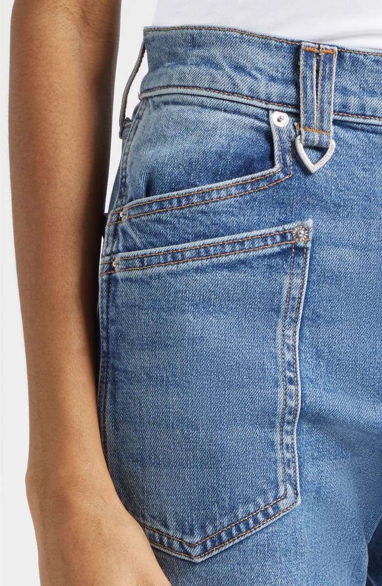 Veronica Beard Dylan Straight Leg Jeans, Alternate, color, Orbit Glare