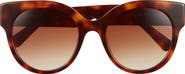Longchamp 53mm Gradient Round Sunglasses