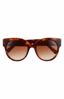Longchamp 53mm Gradient Round Sunglasses