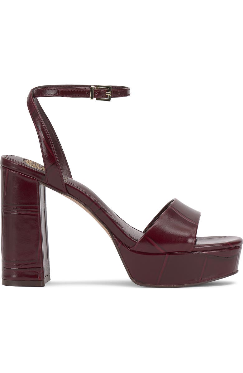 Vince Camuto Pendry Ankle Strap Platform Sandal, Alternate, color, Plum