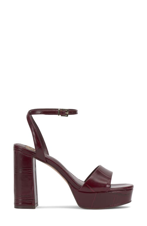 Vince Camuto Pendry Ankle Strap Platform Sandal In Purple
