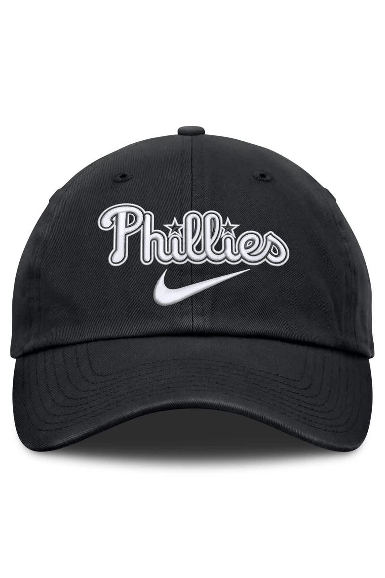 Men's Nike  Black Philadelphia Phillies Primetime Club Adjustable Hat, Alternate, color, Black