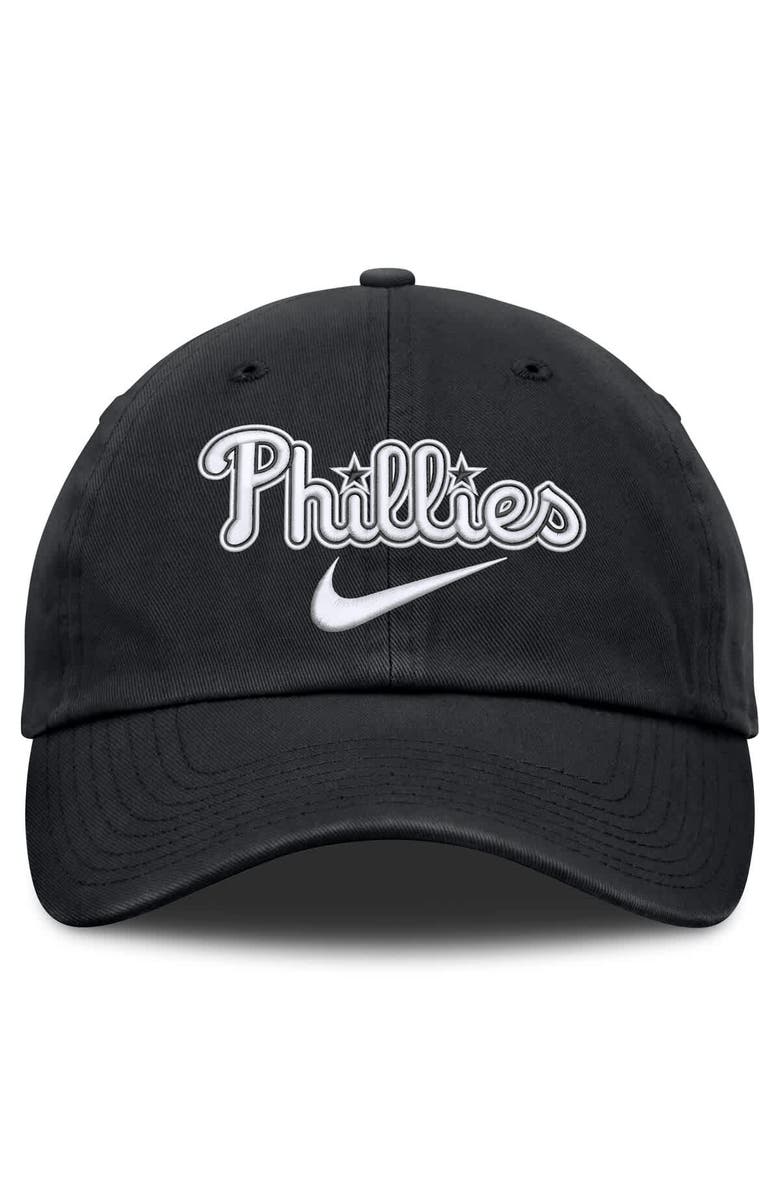 Nike Men's Nike  Black Philadelphia Phillies Primetime Club Adjustable Hat, Alternate, color, Black