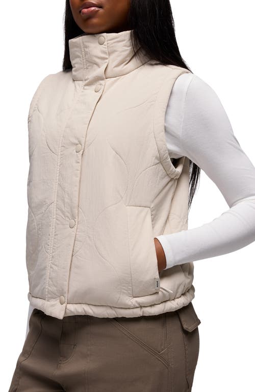 Prana Encinitas Quilted Vest In Gray