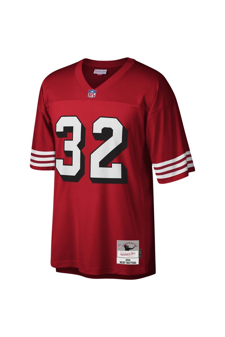 Men's Mitchell & Ness Ricky Watters Scarlet San Francisco 49ers Legacy Replica Jersey, Alternate, color, Scarlet
