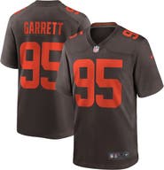 Nike Men's Nike Myles Garrett Brown Cleveland Browns Alpha Dawg Game Jersey